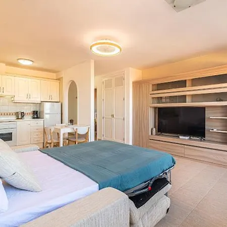 Bright With Sea And Montain View At Cristianos Apartment
