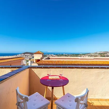 Bright With Sea And Montain View At Cristianos * ロスクリスティアーノス